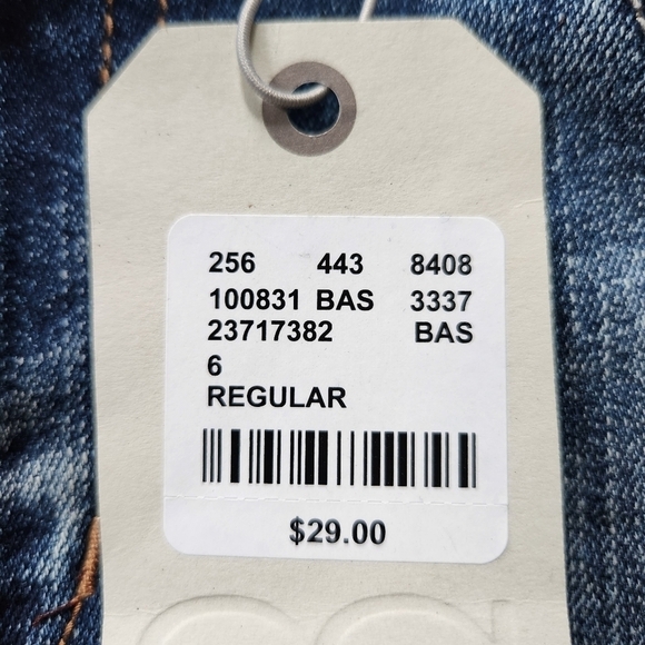 New Maurices Denim Flex Medium Wash Straight Jeans sz 6 - Picture 4 of 7